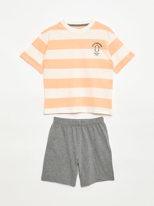 2-piece short pajama set: T-shirt and shorts - Kiabi