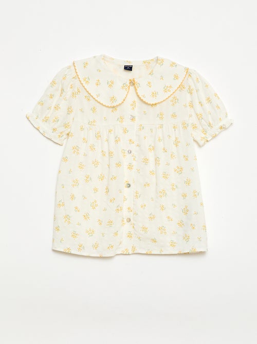 2-piece short pyjamas with ruffles - Kiabi