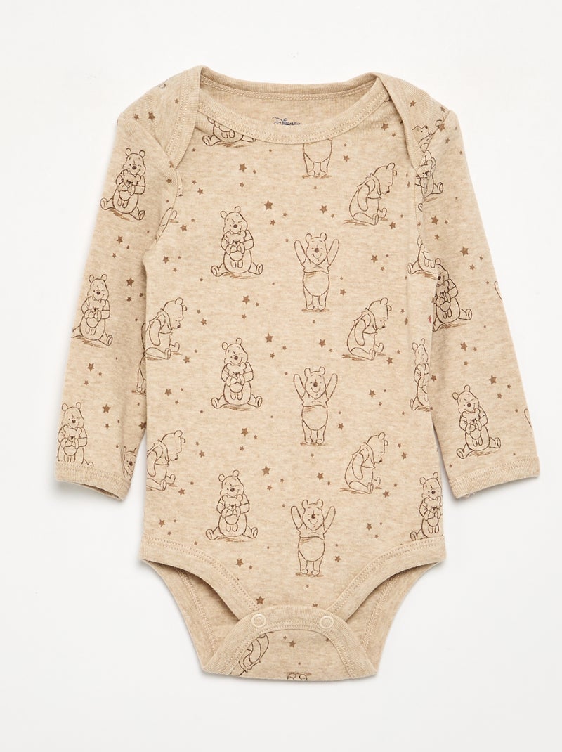2-piece sleep set - Sleeveless sleepsuit + bodysuit Beige - Kiabi