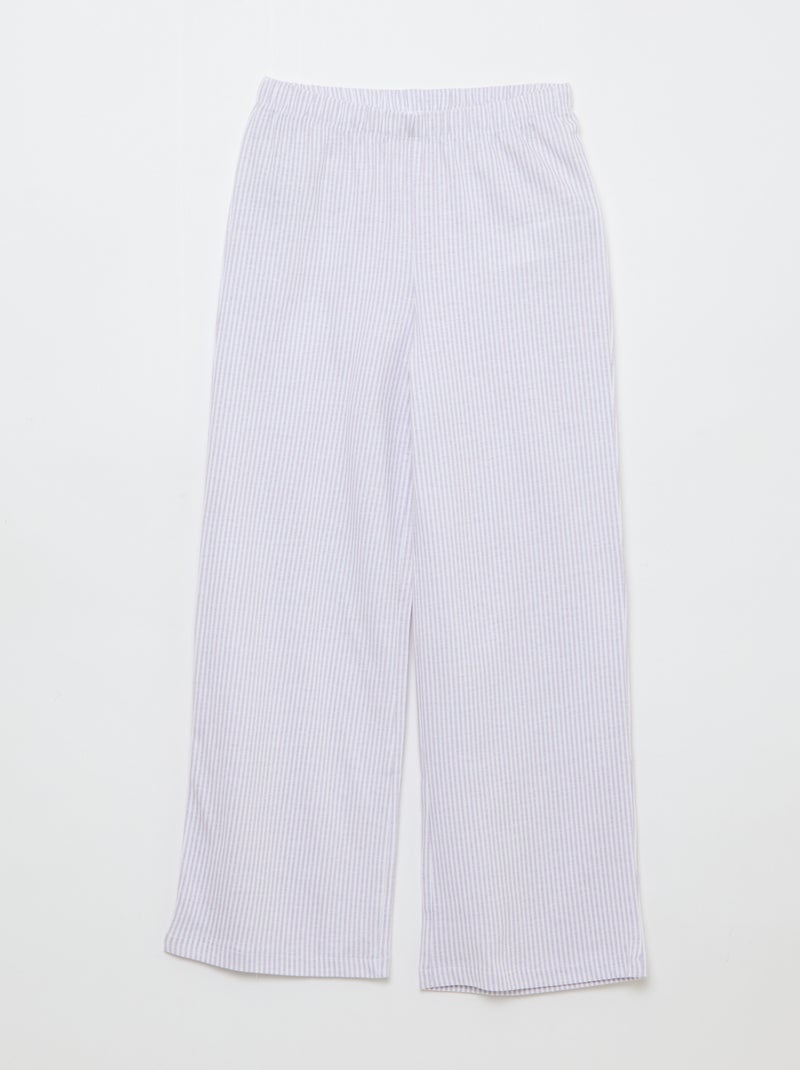2-Piece \'Stitch\' Pajama Set Purple - Kiabi