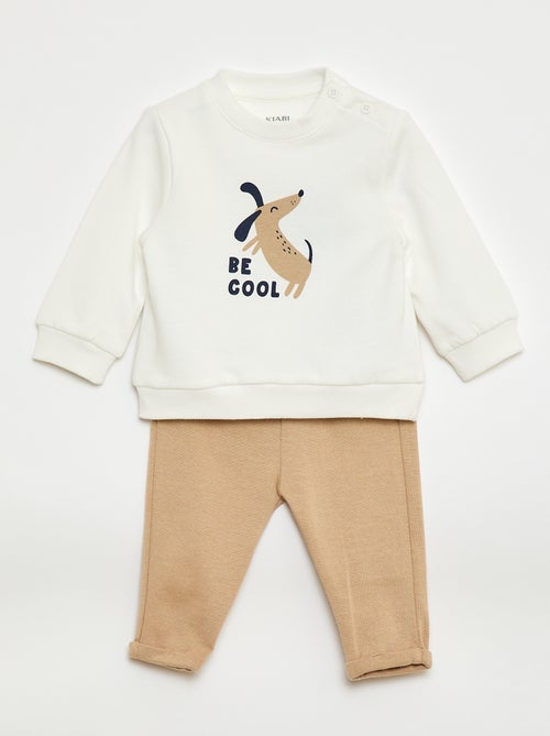 2-Piece Sweatshirt & Joggers Set - Kiabi
