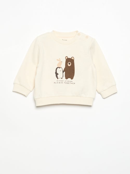 2-piece sweatshirt + trousers set - Kiabi