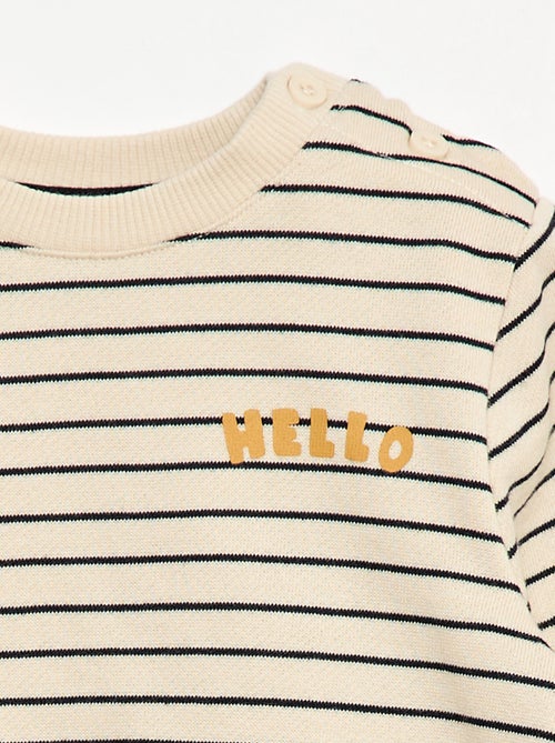 2-piece sweatshirt + trousers set - Kiabi 2-piece sweatshirt + trousers set - Kiabi