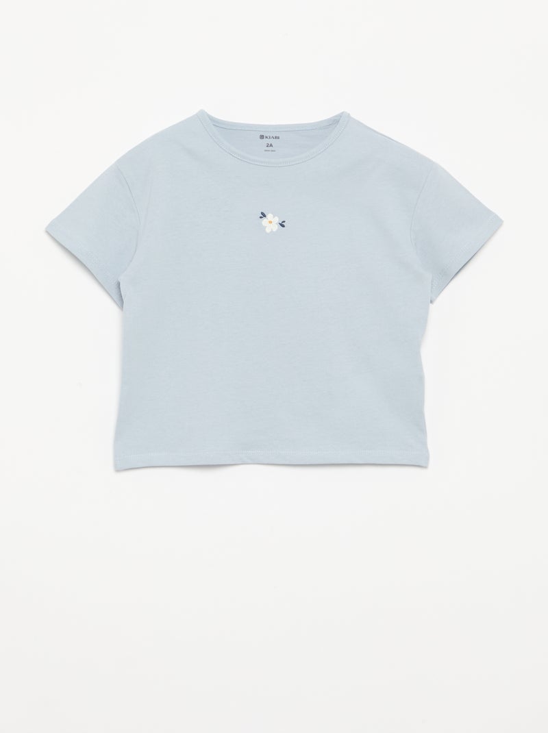 2-Piece T-shirt and Leggings Set Blue - Kiabi