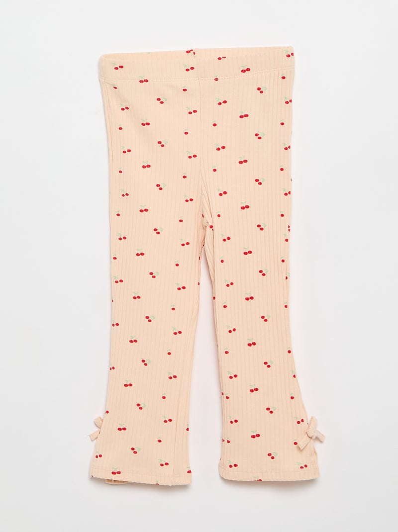 2-Piece T-shirt and Leggings Set Pink - Kiabi