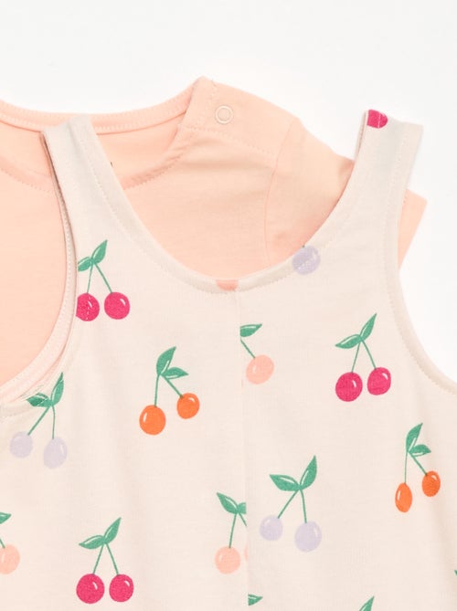 2-Piece T-shirt + Playsuit Set - Kiabi