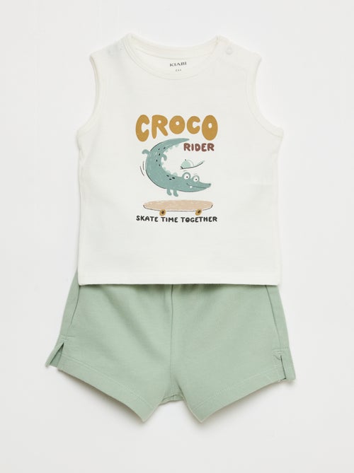 2-Piece Tank Top & Shorts Set - Kiabi