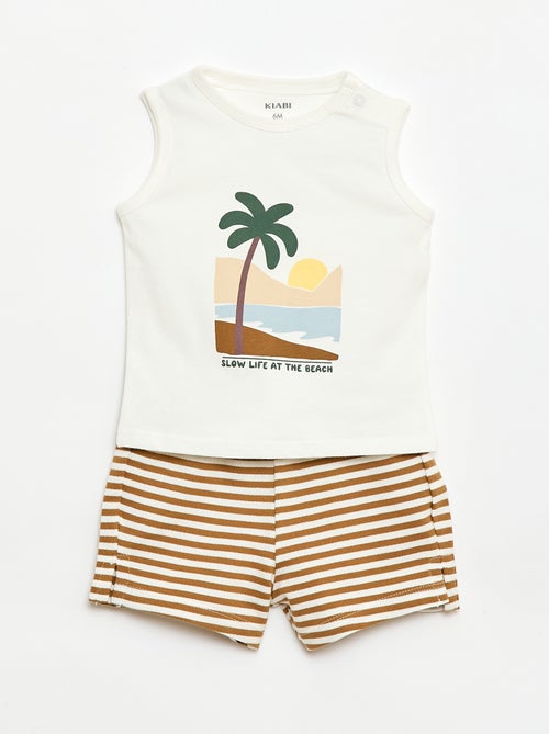 2-Piece Tank Top & Shorts Set - Kiabi