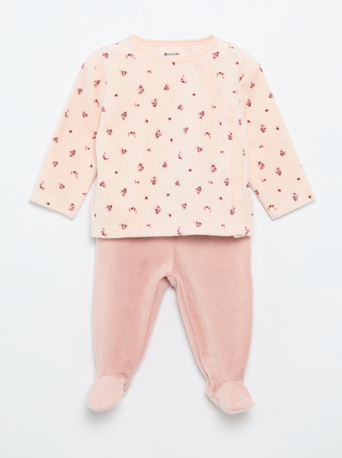2-piece Velour Pyjamas - Kiabi 2-piece Velour Pyjamas - Kiabi