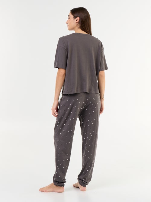 2-teiliger Pyjama - T-Shirt + Hose - Kiabi