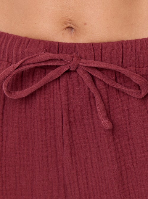 2-teiliger Pyjama – aus Baumwollgaze - Kiabi