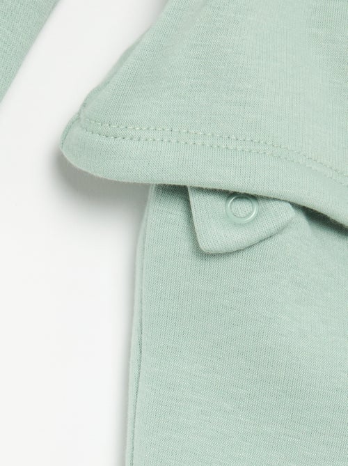 2-teiliger Pyjama in Samt-Optik - Kiabi
