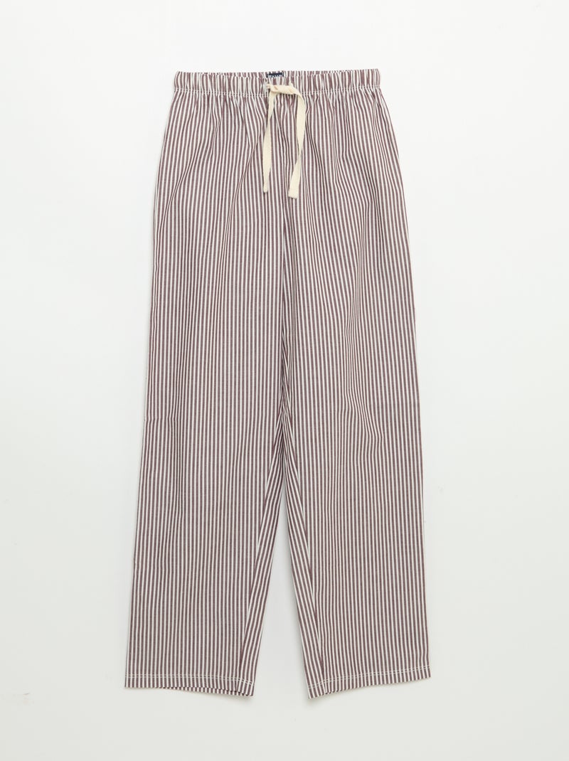 2-teiliger Pyjama – Kurzarm-T-Shirt + Hose Rot - Kiabi