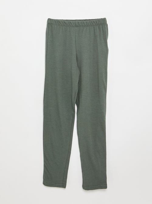 2-teiliger Pyjama – Langarm-T-Shirt + Hose - Kiabi