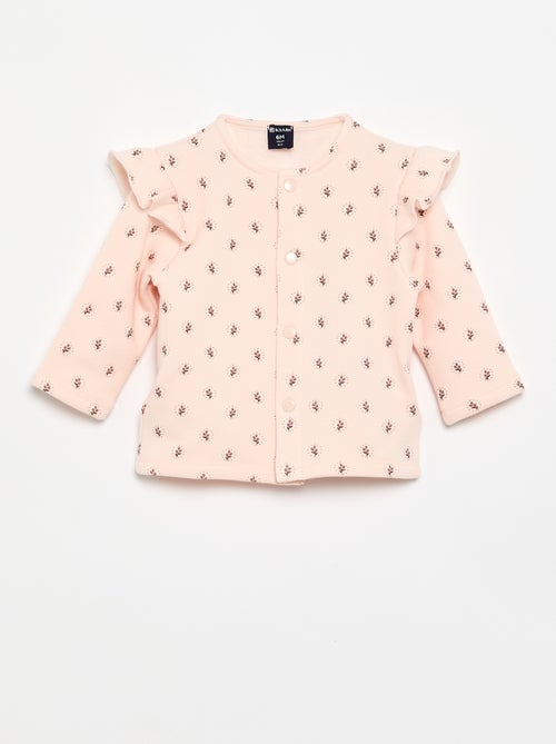 2-teiliger Pyjama mit Füssen - Kiabi