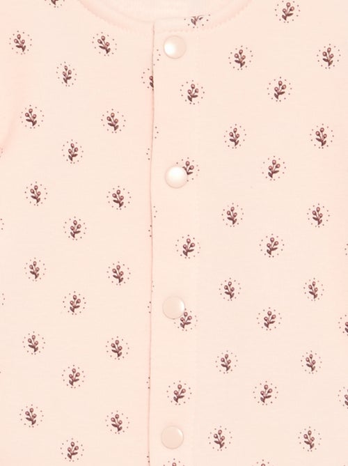 2-teiliger Pyjama mit Füssen - Kiabi