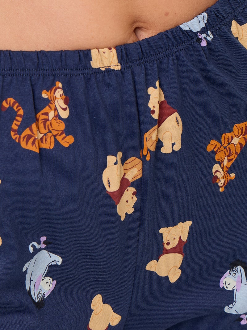 2-teiliger Pyjama mit 'Winnie Puuh'-Print Bleu - Kiabi