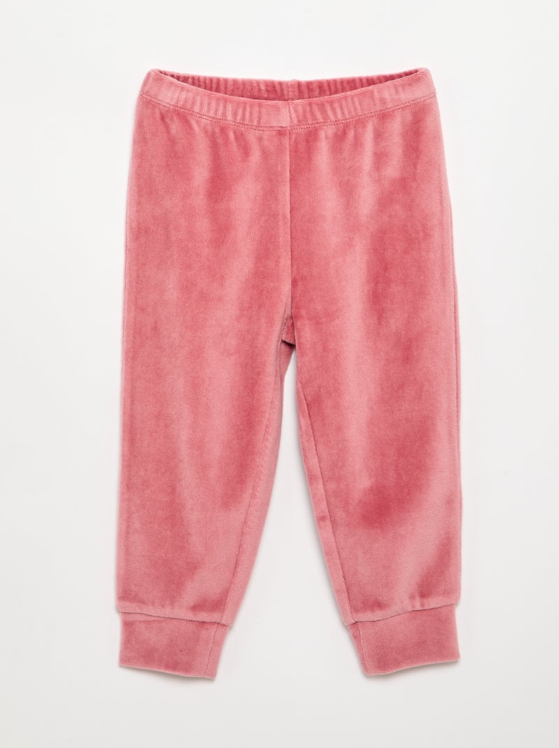 2-teiliger Samt-Pyjama 'Winnie' Marron - Kiabi