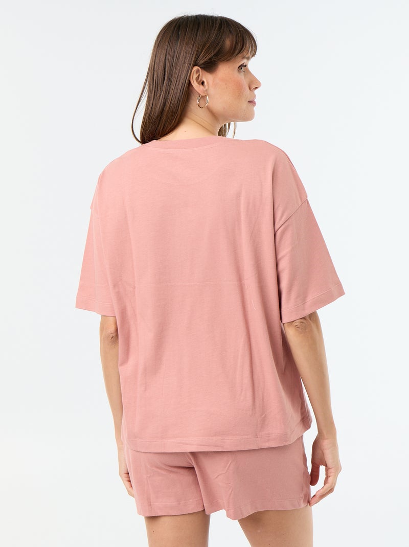 2-teiliger Shorty Pyjama 'Der König der Löwen' Rose - Kiabi