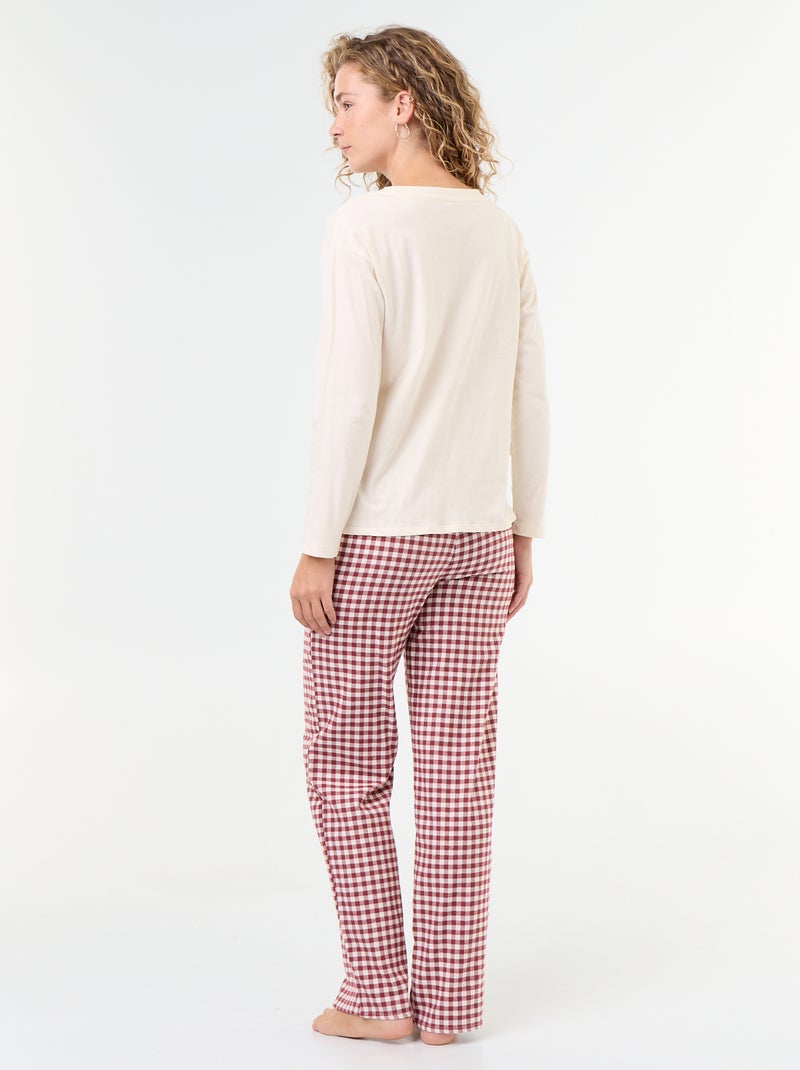 2-teiliger 'Winnie' 'Disney' Pyjama Blanc - Kiabi