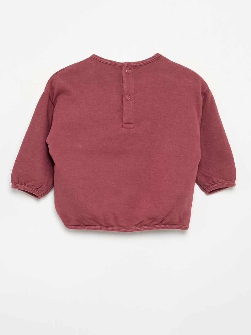 2-teiliges Fleece-Set Rouge - Kiabi