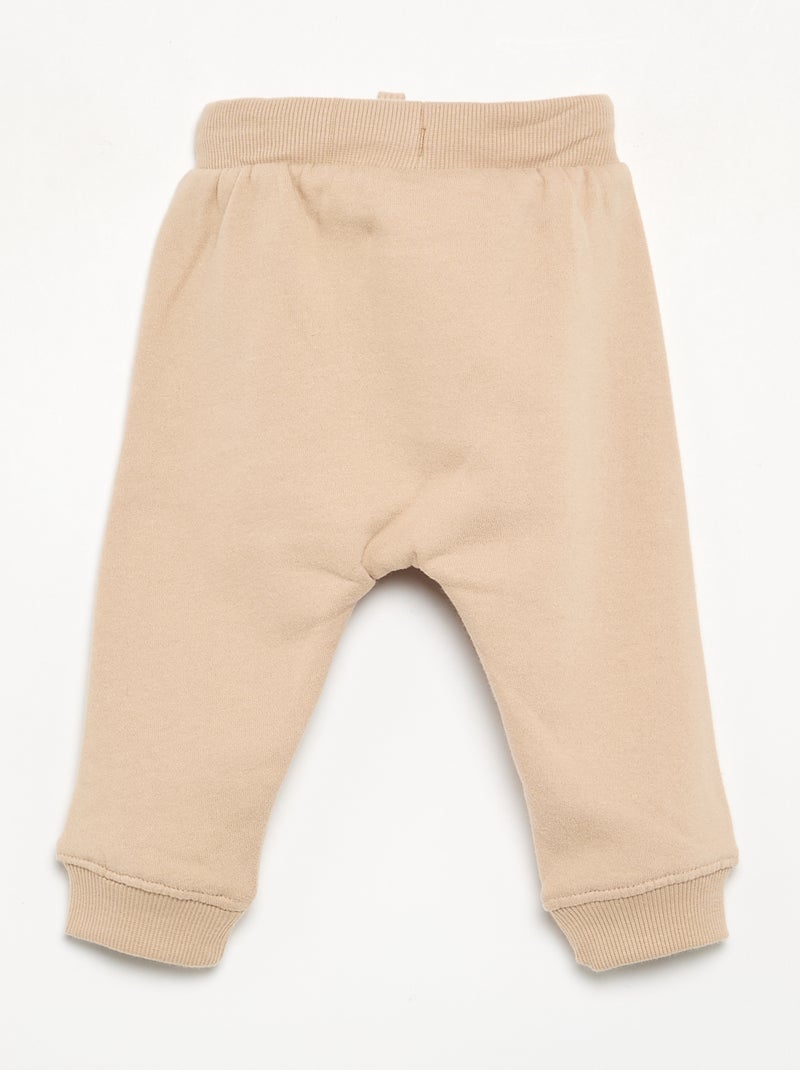 2-teiliges Jogging-Set – Sweatshirt + Hose Beige - Kiabi