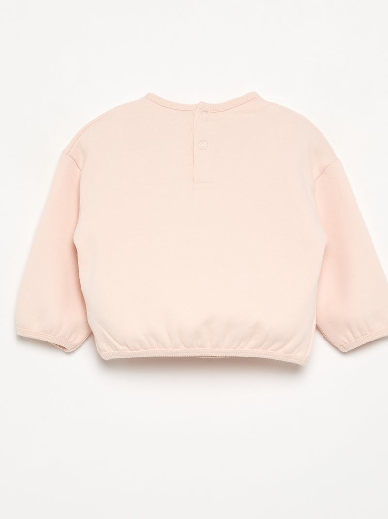2-teiliges Jogging-Set – Sweatshirt + Hose Rose - Kiabi