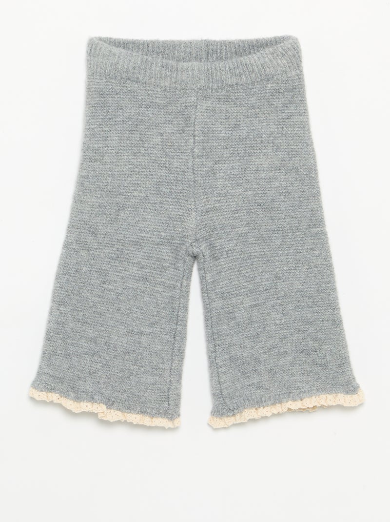 2-teiliges Set - 2-in-1-Pullover + Leggings Gris - Kiabi