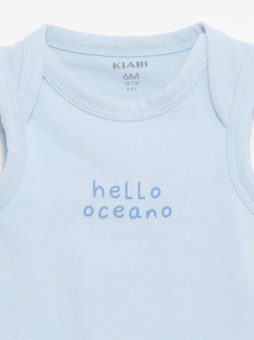 2-teiliges Set - Body + Shorts - Kiabi