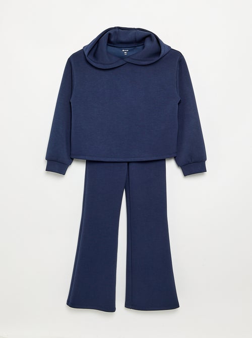 2-teiliges Set - Hoodie + ausgestellte Leggings - Kiabi