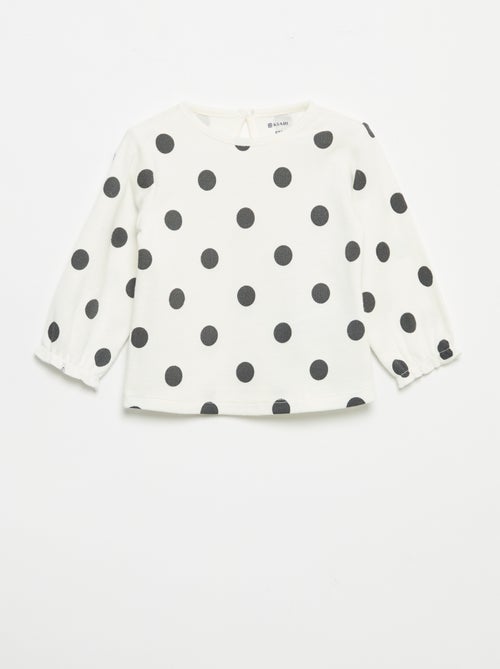 2-teiliges Set - Langarm-T-Shirt + Leggings - Kiabi