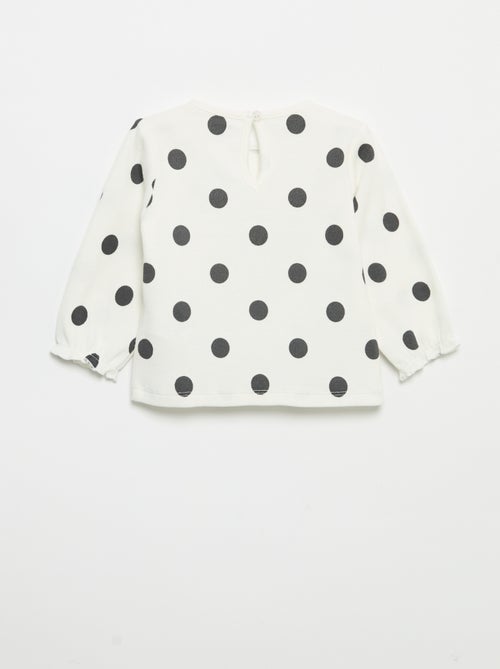 2-teiliges Set - Langarm-T-Shirt + Leggings - Kiabi