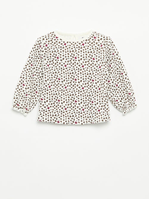 2-teiliges Set - Langarm-T-Shirt + Leggings - Kiabi