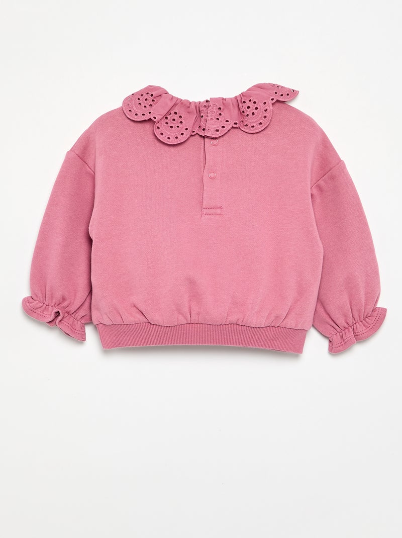 2-teiliges Set - Pullover + Hose Rose - Kiabi