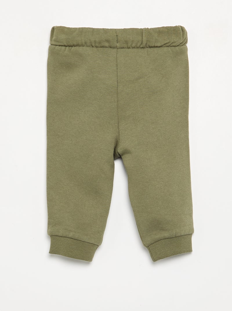 2-teiliges Set - Sweatshirt + Hose Vert - Kiabi
