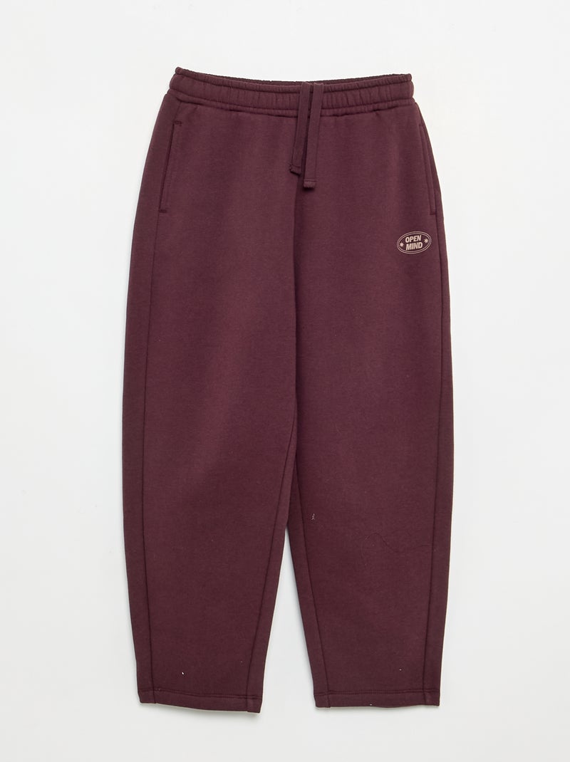 2-teiliges Set - Sweatshirt + Jogginghose Violet - Kiabi
