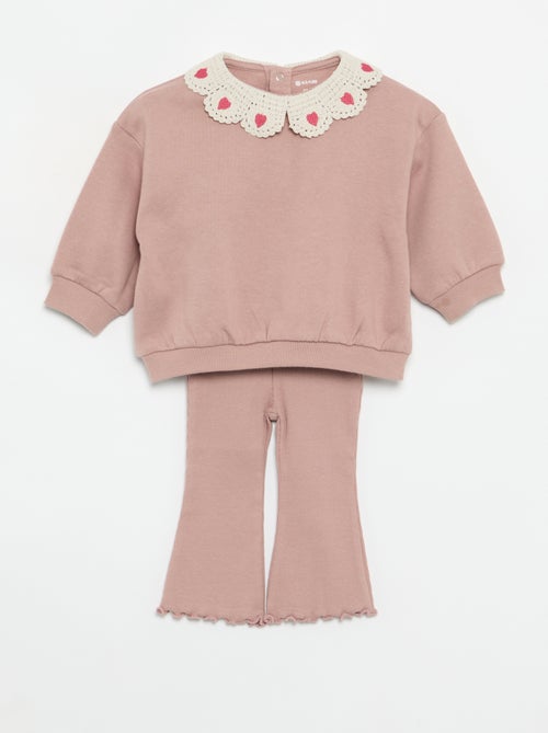 2-teiliges Set - Sweatshirt + Leggings - Kiabi