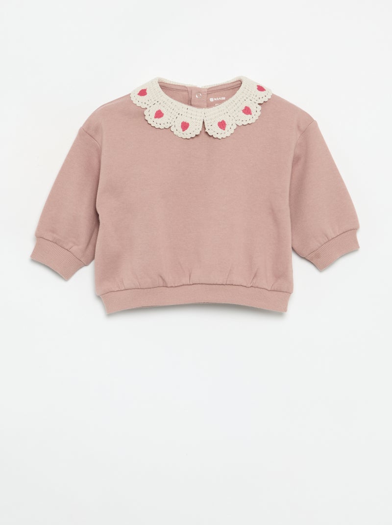 2-teiliges Set - Sweatshirt + Leggings Rosa - Kiabi