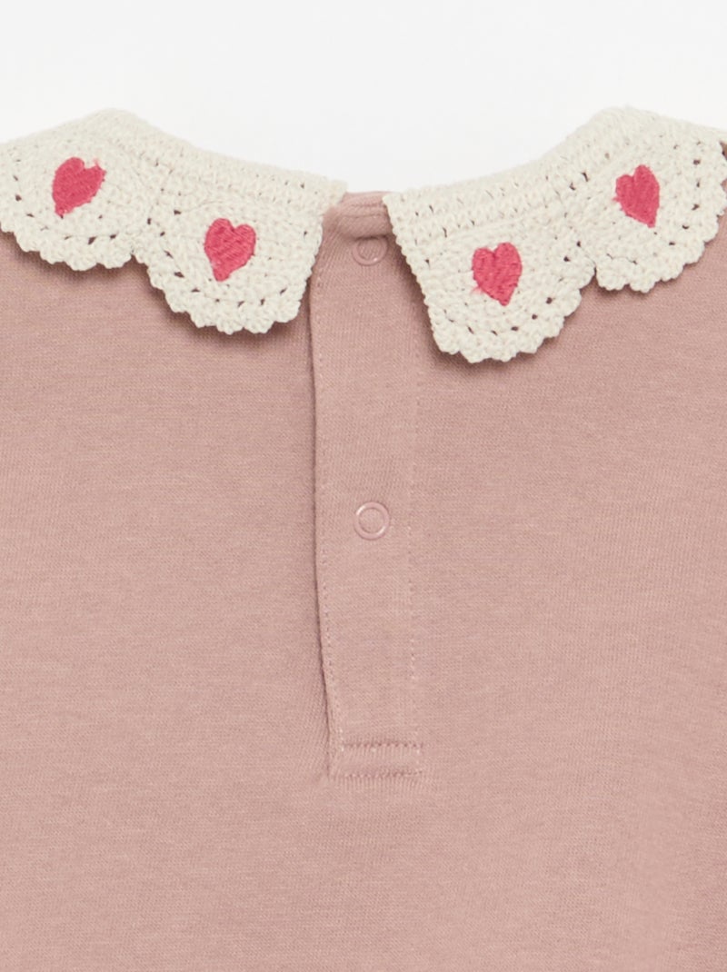 2-teiliges Set - Sweatshirt + Leggings Rosa - Kiabi