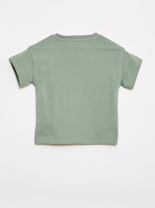 2-teiliges Set aus Baumwolle: T-Shirt + Shorts - Kiabi