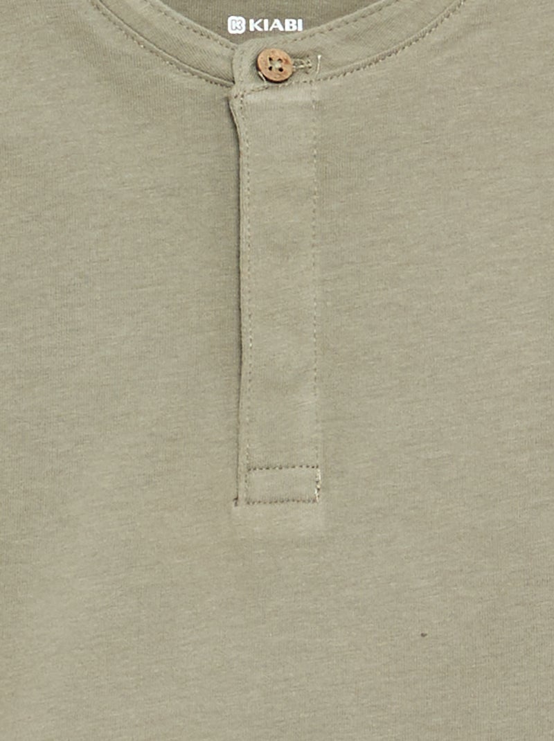 2-teiliges Set: Mao-T-Shirt und Hose Blanc - Kiabi