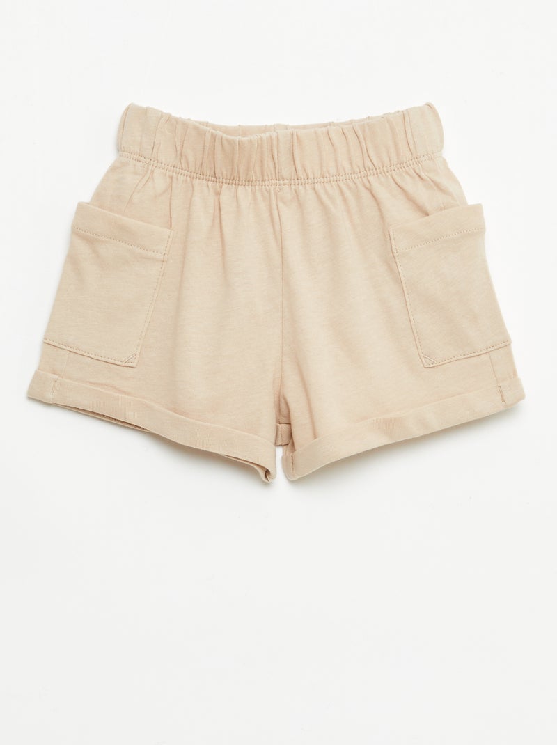 2-teiliges Set: Shorts + T-Shirt GELB - Kiabi