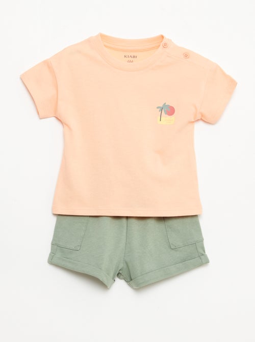 2-teiliges Set: Shorts + T-Shirt - Kiabi