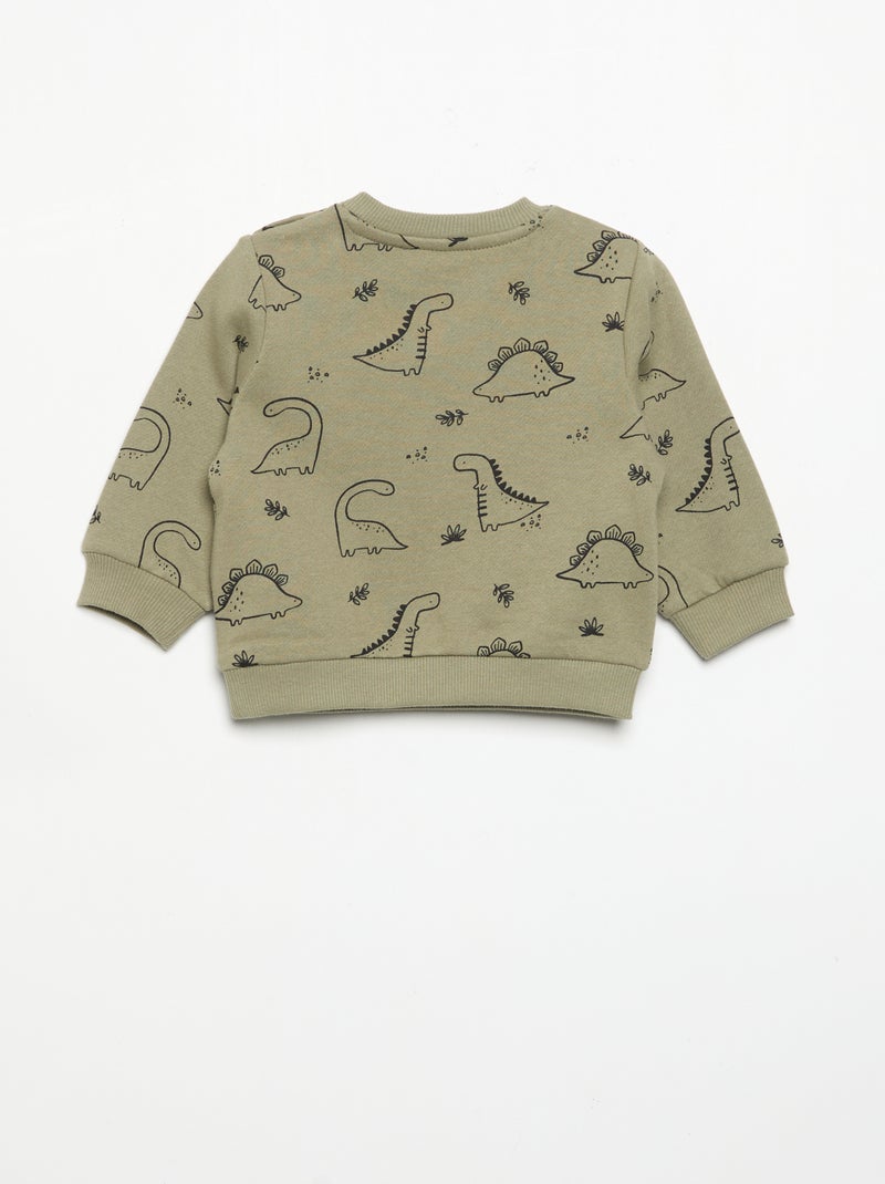 2-teiliges Set: Sweatshirt + Hose Khaki - Kiabi