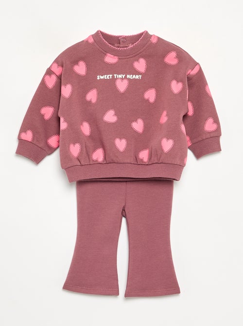 2-teiliges Set – Sweatshirt + Hose - Kiabi
