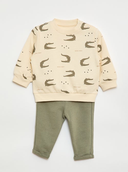 2-teiliges Set: Sweatshirt + Hose - Kiabi