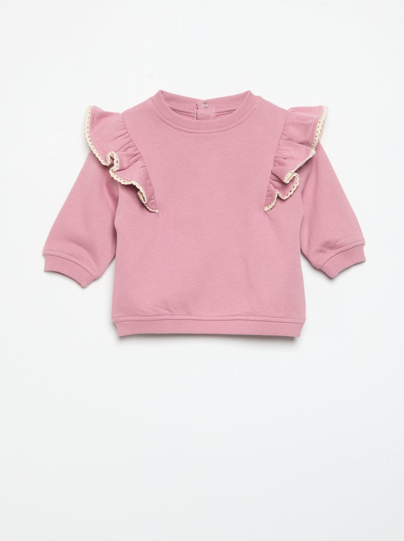 2-teiliges Set: Sweatshirt + Leggings Weiß - Kiabi