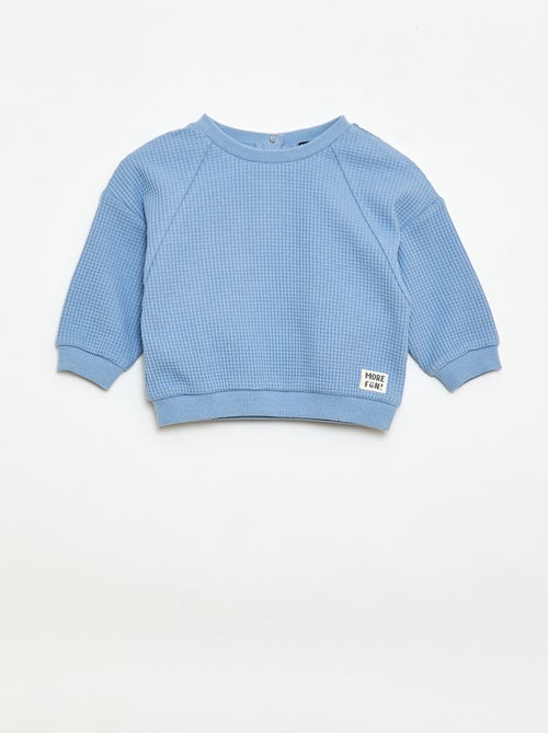 2-teiliges Set: Sweatshirt und Hose in Wabenstruktur - Kiabi