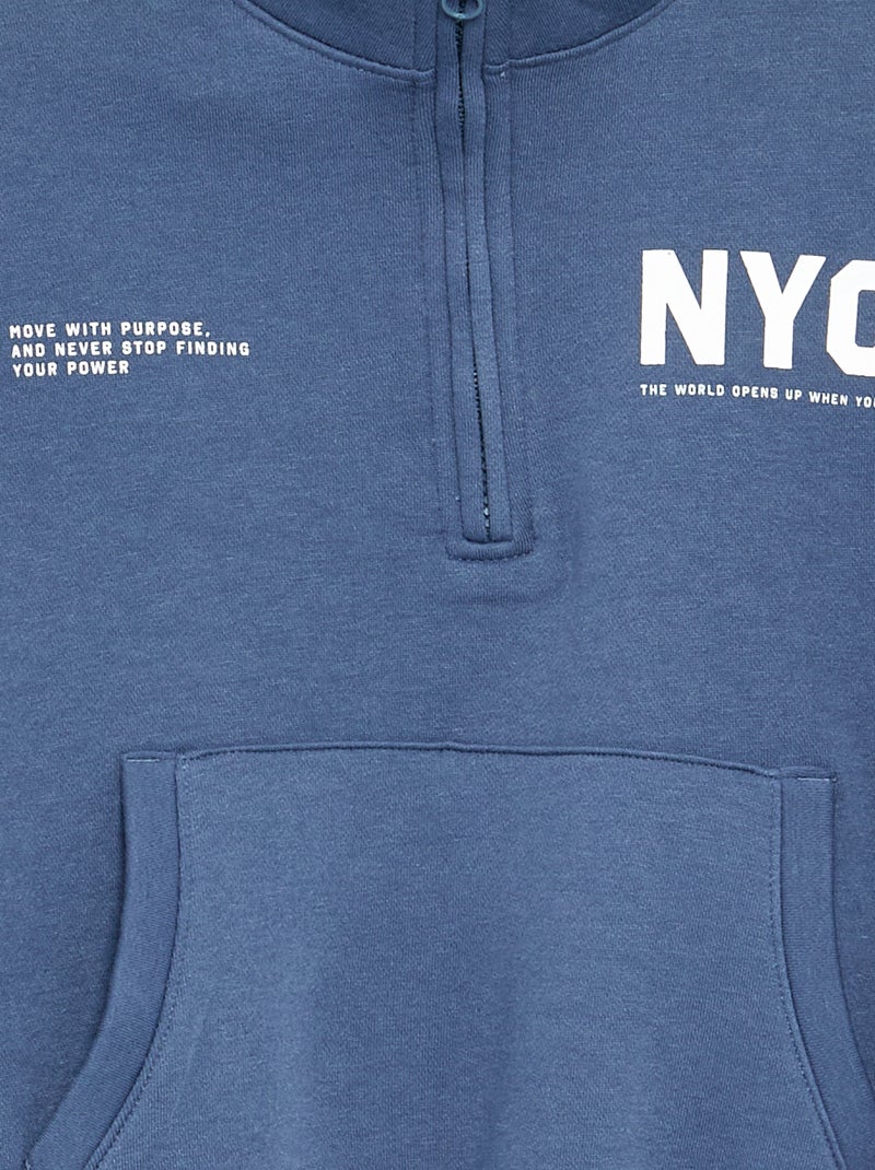 2-teiliges Set – Sweatshirt und Jogginghose Bleu - Kiabi