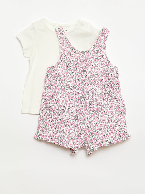 2-teiliges Set: T-Shirt + Kombishort - Kiabi